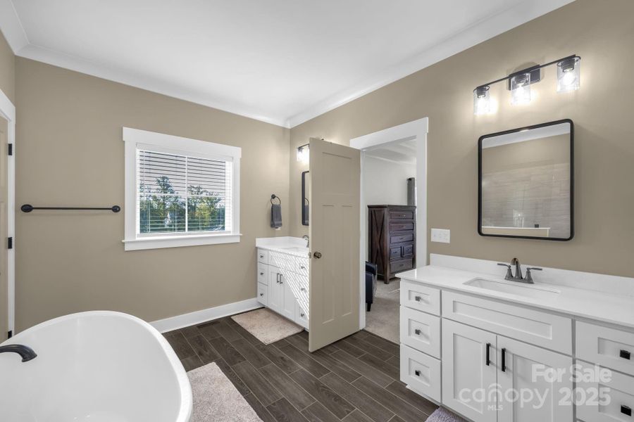 Furnished interior view inside a new home in , Mocksville (Image 32).