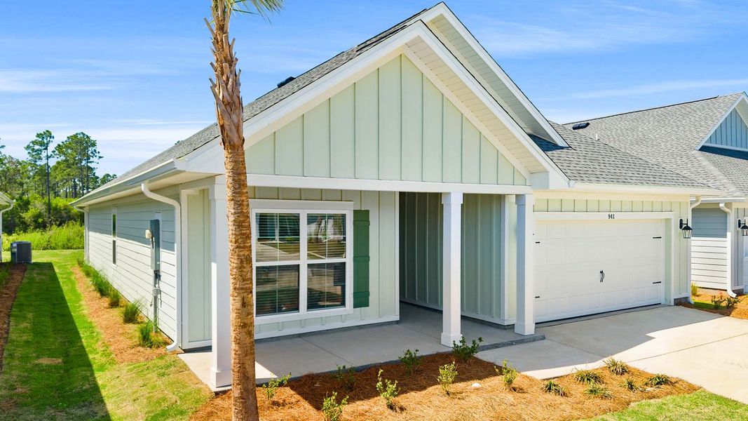 Exterior details and patio area of a home in Breakfast Point East Phase II, Panama City Beach (Image 3).