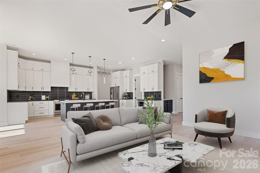 Open Concept Living/Kitchen