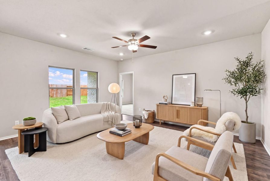 Furnished interior view inside a new home in Windcress, Cove (Image 10).