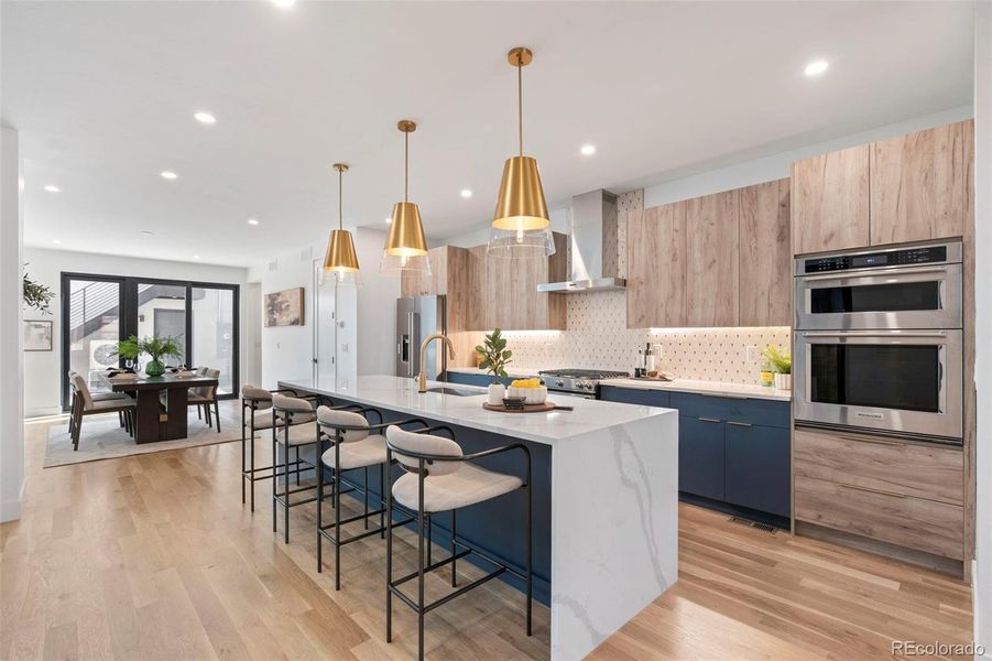 Furnished interior view inside a new home in , Denver (Image 43).
