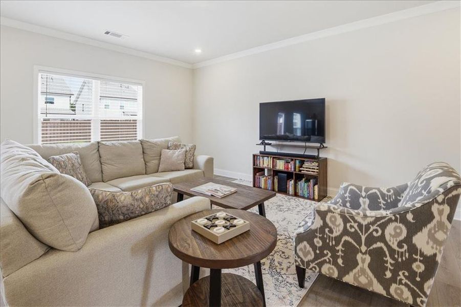 Furnished interior view inside a new home in Crofton Place Enclave, Snellville (Image 19).