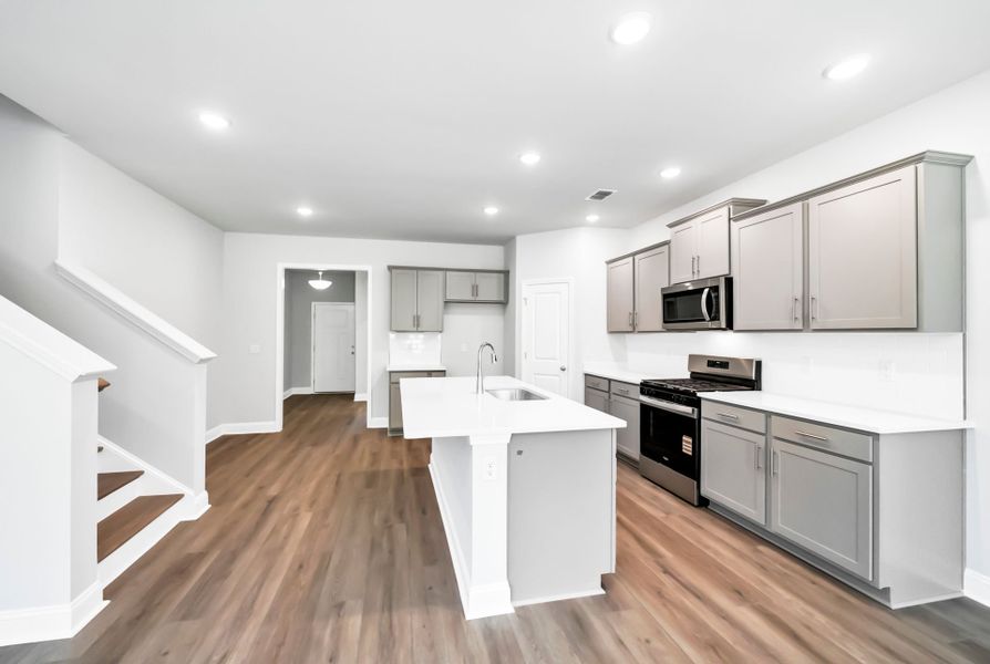 Furnished interior view inside a new home in Monroe Preserve, Chapin (Image 12).