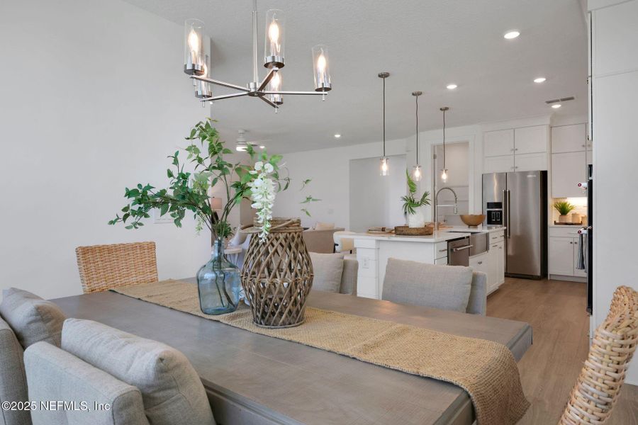 Furnished interior view inside a new home in Seaside Vista, St. Augustine (Image 12).
