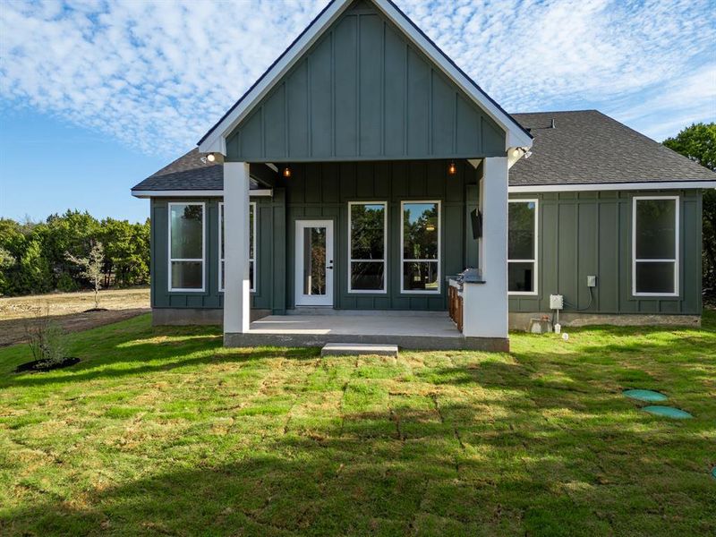 Exterior details and patio area of a home in , Whitney (Image 19). Exterior details and patio area of a home in , Whitney (Image 19).