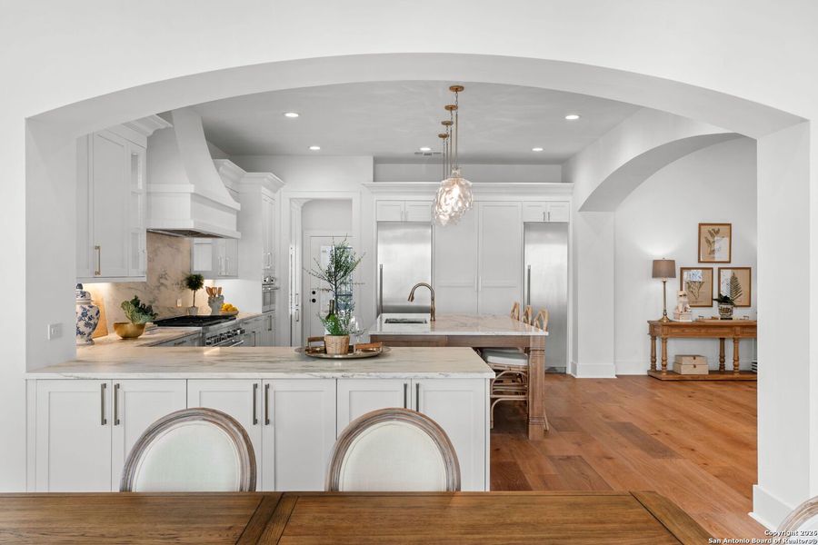 Furnished interior view inside a new home in , Terrell Hills (Image 10).
