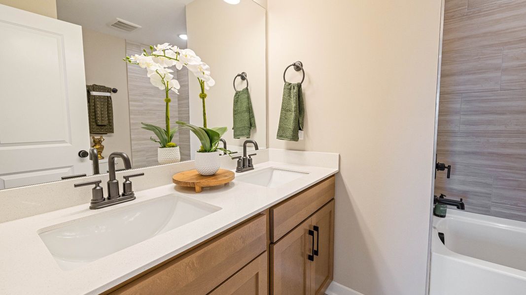 Furnished interior view inside a new home in Riley Farms, Rockvale (Image 18).