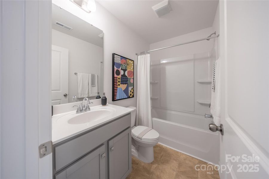 Furnished interior view inside a new home in Dukes Ridge, Charlotte (Image 4).