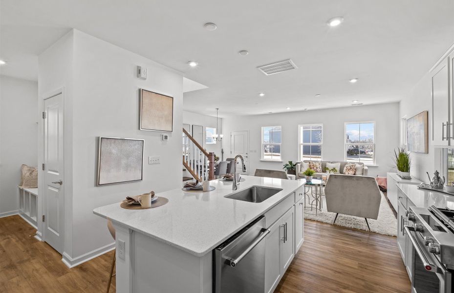 Open Kitchen with Island