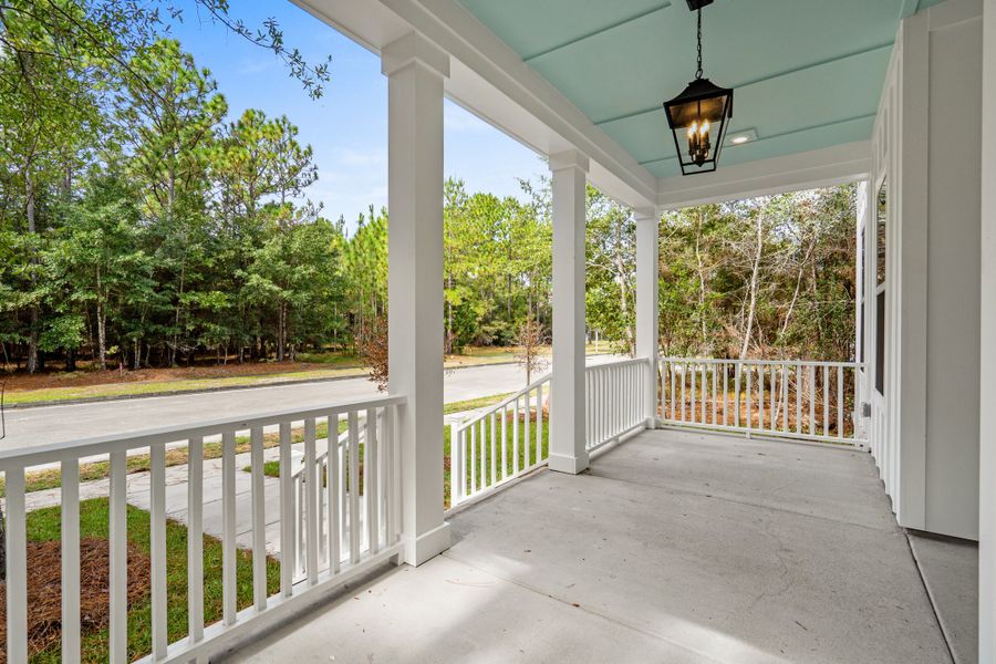 Exterior details and patio area of a home in Harmony Township, Georgetown (Image 3).