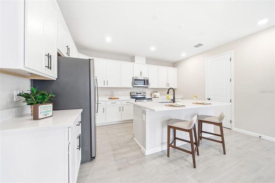 Furnished interior view inside a new home in , Haines City (Image 11).