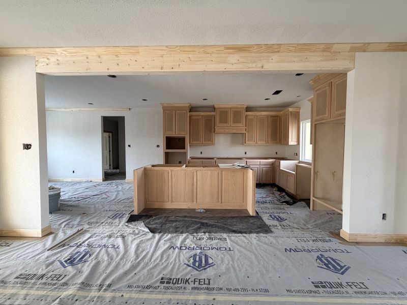 In-progress construction of a new home in Saddle Crest Estates, Weatherford, TX (Image 15).