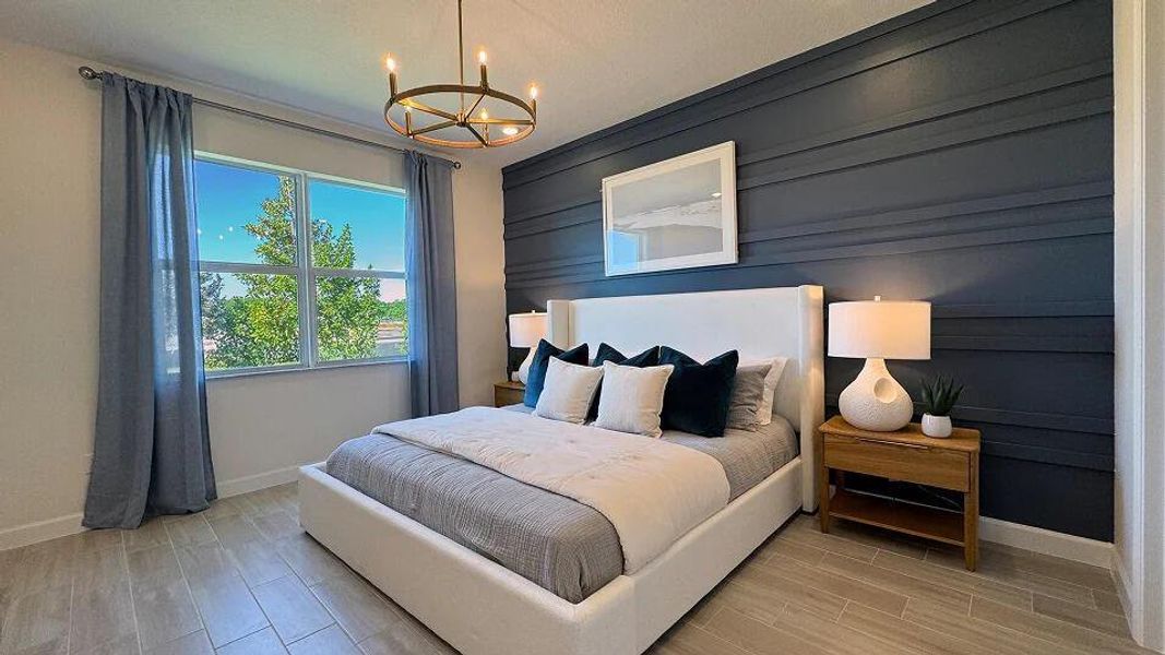 Furnished interior view inside a new home in Delray Trails: The Villas, Delray Beach (Image 5).