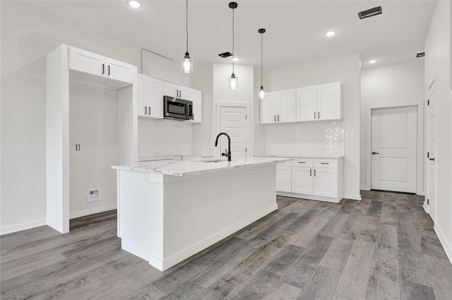 Furnished interior view inside a new home in , Houston (Image 3).