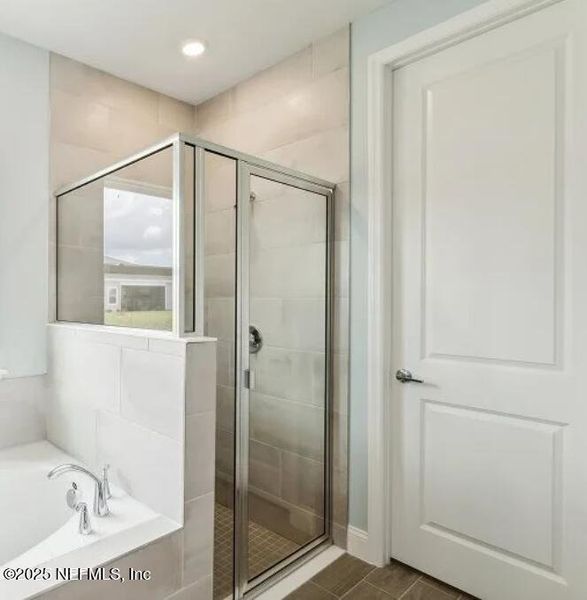 Furnished interior view inside a new home in Silver Meadows at SilverLeaf: Silver Meadows 50s, St. Augustine (Image 7). Furnished interior view inside a new home in Silver Meadows at SilverLeaf: Silver Meadows 50s, St. Augustine (Image 7).