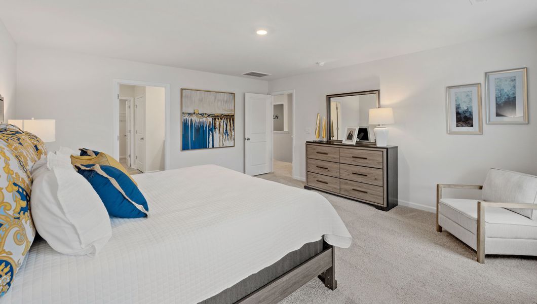 Furnished interior view inside a new home in Bentley Park, Greenwood (Image 30).