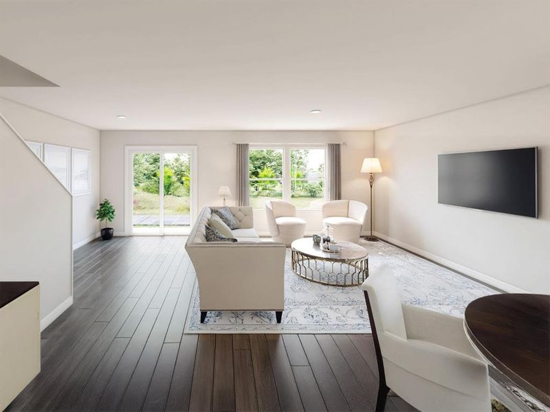 Furnished interior view inside a new home in Meadows of Chandler, Chandler (Image 12).