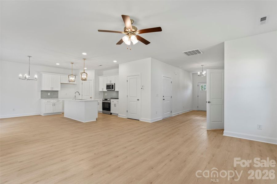 Spacious, unfurnished interior of a new home in , Locust (Image 9).