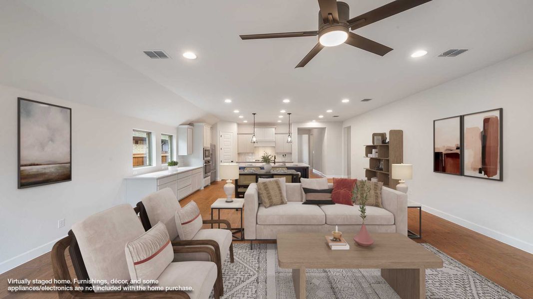 Furnished interior view inside a new home in Cambridge Crossing, Celina (Image 19).