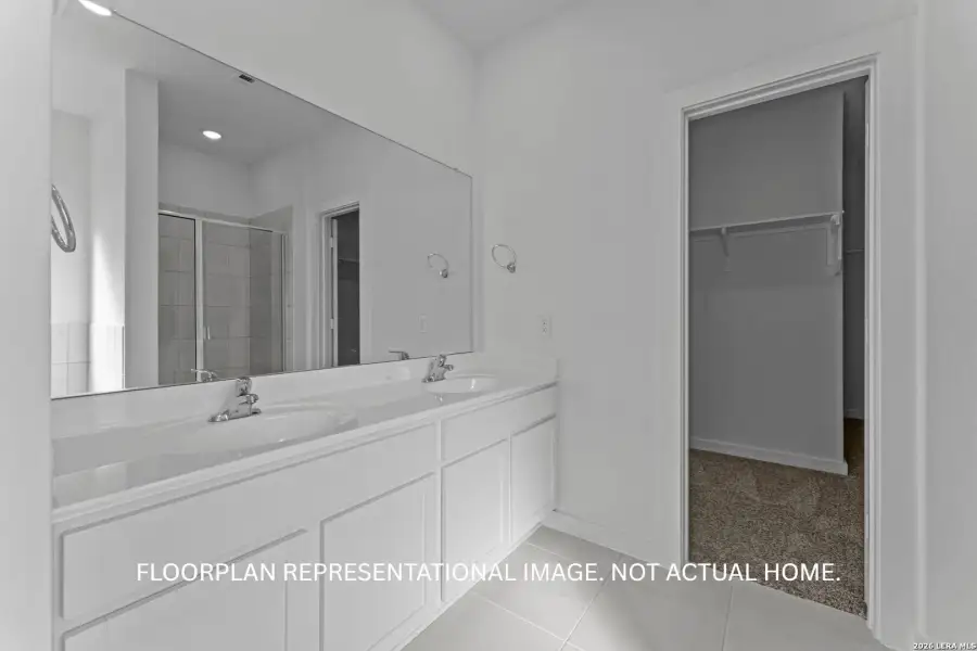 Furnished interior view inside a new home in Meadows at Clear Springs, New Braunfels (Image 10).