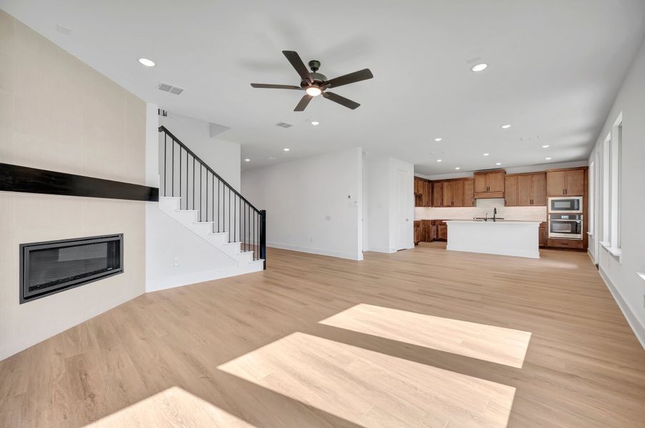 Spacious, unfurnished interior of a new home in Union Park, Little Elm (Image 17). Spacious, unfurnished interior of a new home in Union Park, Little Elm (Image 17).
