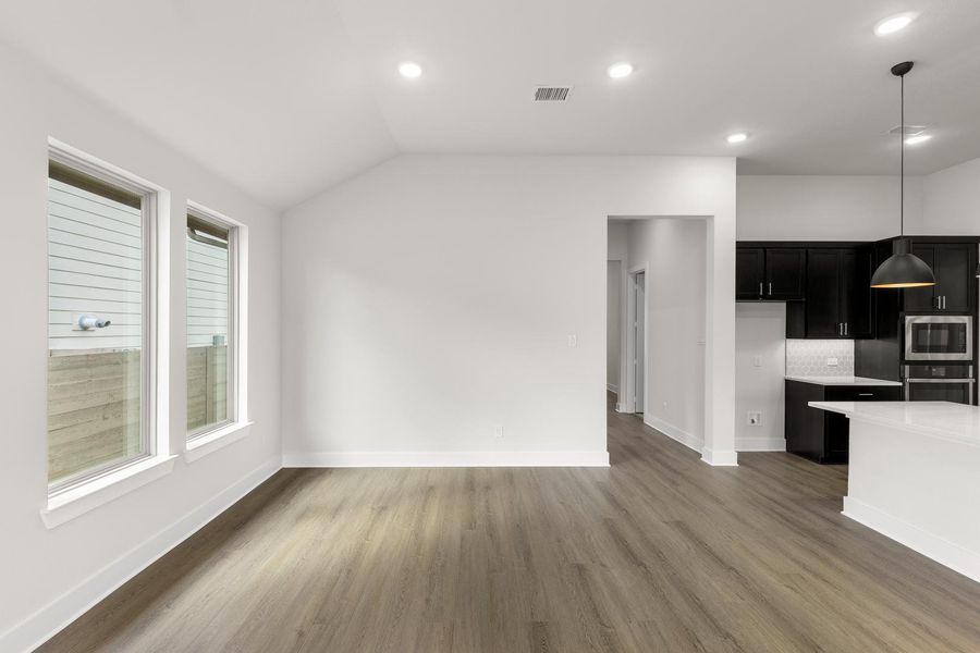 Spacious, unfurnished interior of a new home in Discovery Collection at Painted Tree Village, McKinney (Image 19). Spacious, unfurnished interior of a new home in Discovery Collection at Painted Tree Village, McKinney (Image 19).