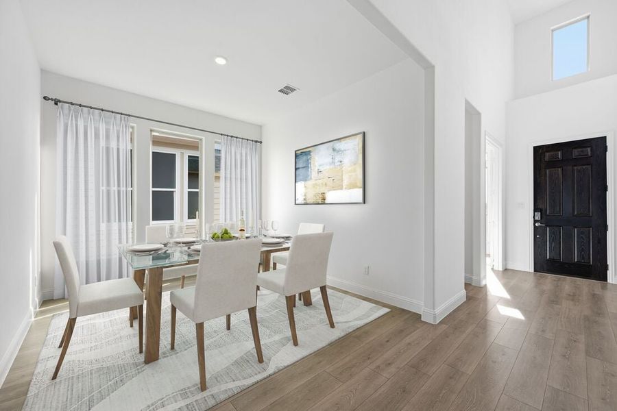 Representative furnished interior of a home built from the Sonoma by Taylor Morrison in The Ranch at Uptown Celina, Celina (Image 8).