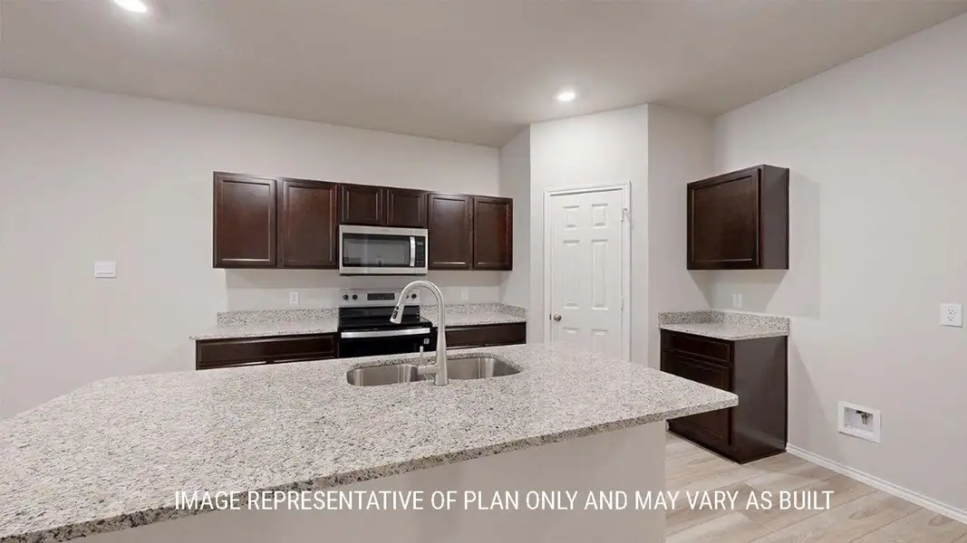 Furnished interior view inside a new home in The Terrace Duplexes, Temple (Image 4).