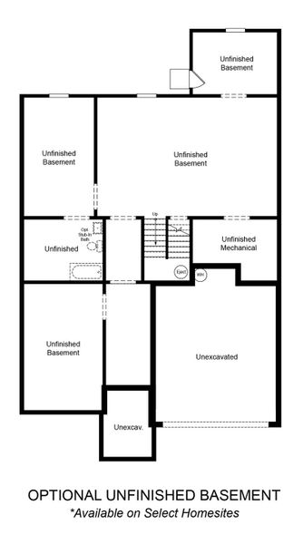 2D floor plan layout of this home in Kennison Creek, Cumming, GA (Image 5).