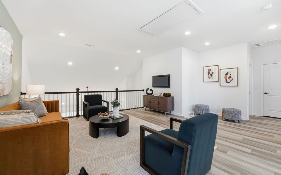 Furnished interior view inside a new home in Wendell Falls, Wendell (Image 19).