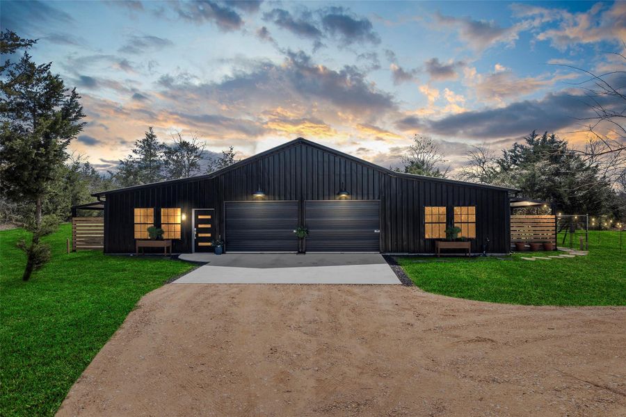 Front exterior of a new home in , Chappell Hill, TX, highlighting curb appeal (Image 2).