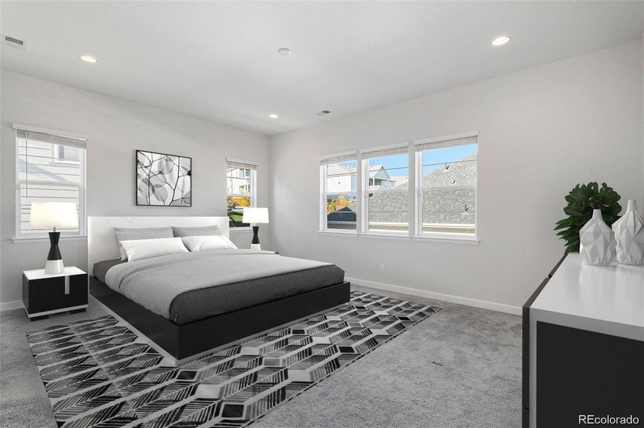 Furnished interior view inside a new home in , Castle Rock (Image 11).