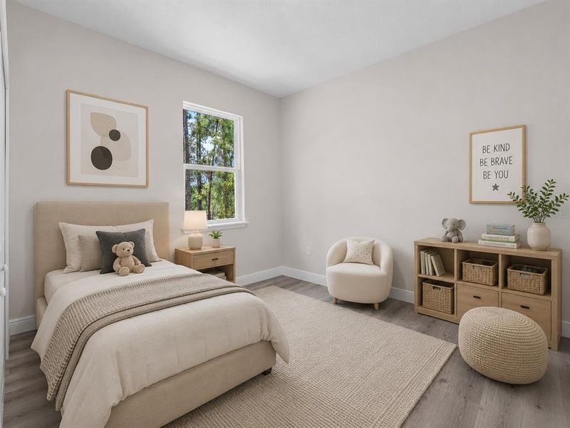 Furnished interior view inside a new home in , Citrus Springs (Image 40).