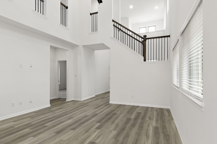 Representative unfurnished interior of a home built from the Beaumont by Pacesetter Homes in Grande Estates, Bertram (Image 12).
