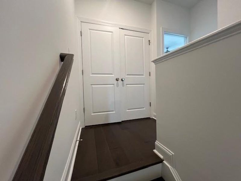Furnished interior view inside a new home in Palisades Townhomes, Cumming (Image 9). Furnished interior view inside a new home in Palisades Townhomes, Cumming (Image 9).