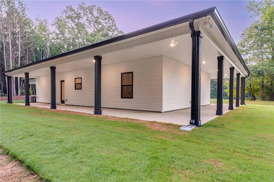 Exterior details and patio area of a home in , Buchanan (Image 26). Exterior details and patio area of a home in , Buchanan (Image 26).