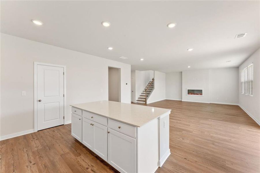 Furnished interior view inside a new home in Reserve at Gum Springs, Jefferson (Image 10).
