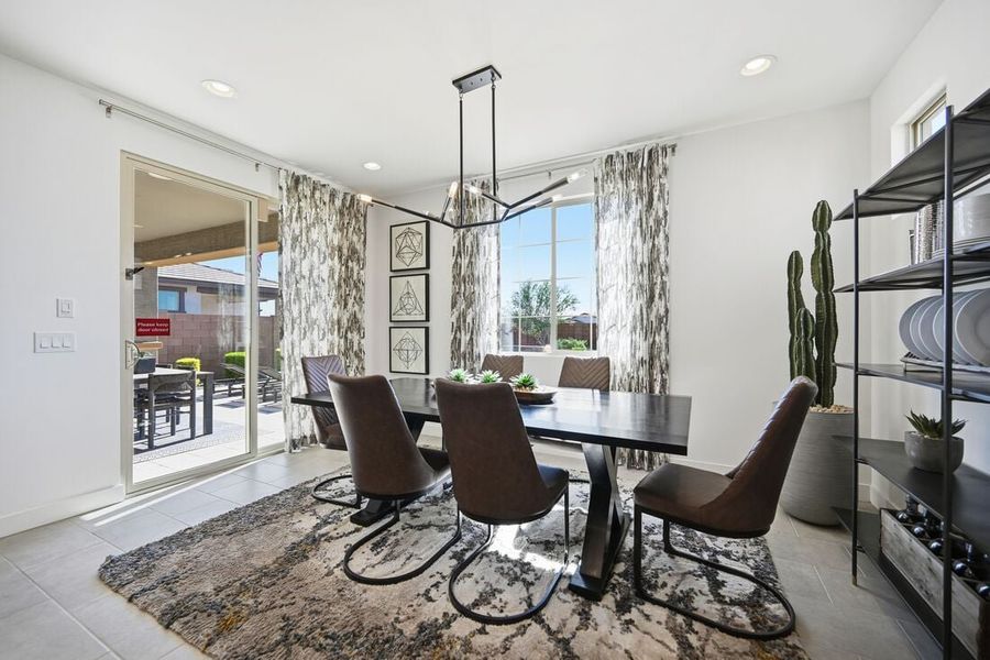 Furnished interior view inside a new home in La Mira, Mesa (Image 13).