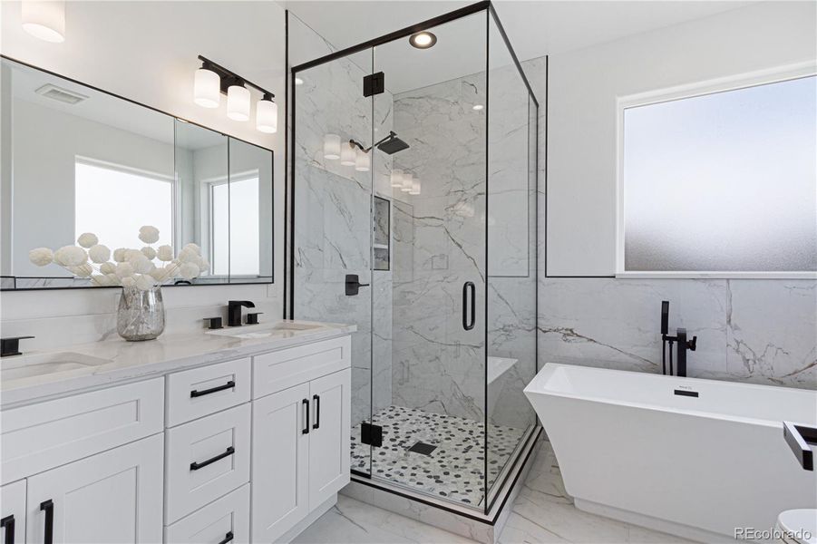 Furnished interior view inside a new home in , Montrose (Image 8). Furnished interior view inside a new home in , Montrose (Image 8).