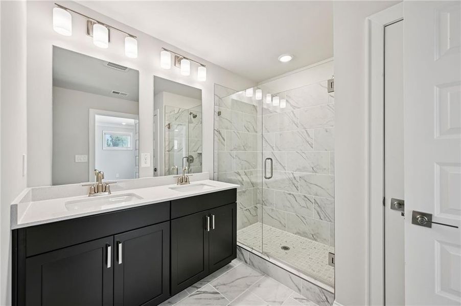 Furnished interior view inside a new home in Hemingway - Cottage Series, Cumming (Image 5).