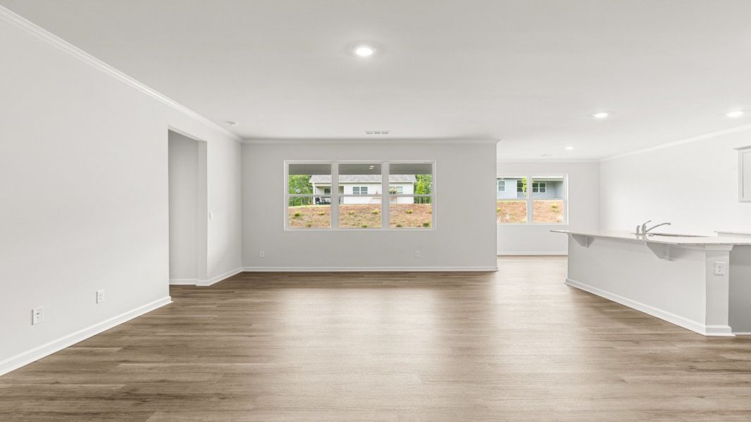 Representative unfurnished interior of a home built from the Booth by D.R. Horton in Liberty Crossing, Braselton (Image 18).
