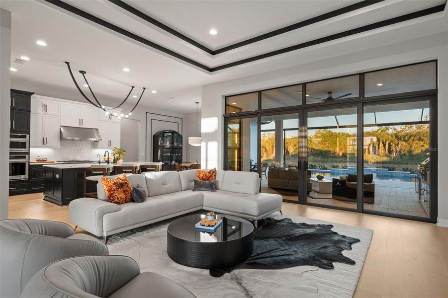 Furnished interior view inside a new home in , Sarasota (Image 17).