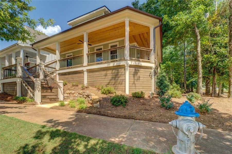 Exterior details and patio area of a home in , Covington (Image 31). Exterior details and patio area of a home in , Covington (Image 31).