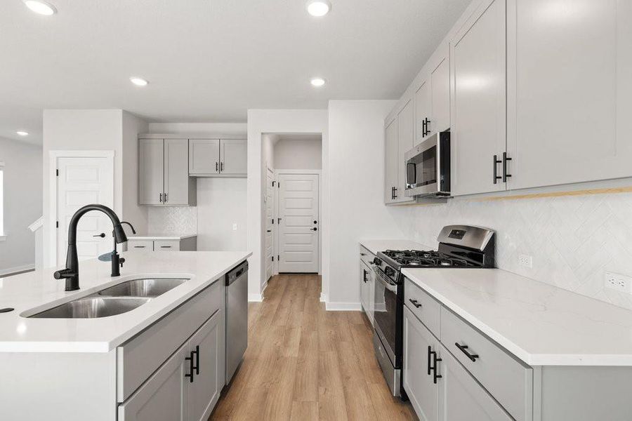 Furnished interior view inside a new home in Park Central, Georgetown (Image 8).