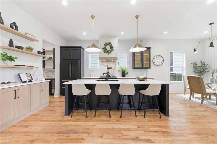 Furnished interior view inside a new home in , Atlanta (Image 7). Furnished interior view inside a new home in , Atlanta (Image 7).