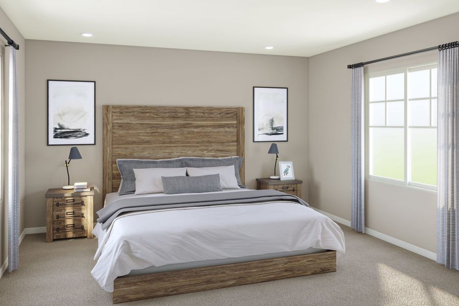 Representative furnished interior of a home built from the 2804 by Tri Pointe Homes in The Aurora Highlands, Aurora (Image 15).