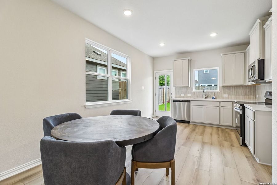 Furnished interior view inside a new home in Casinas at Gruene, New Braunfels (Image 12).