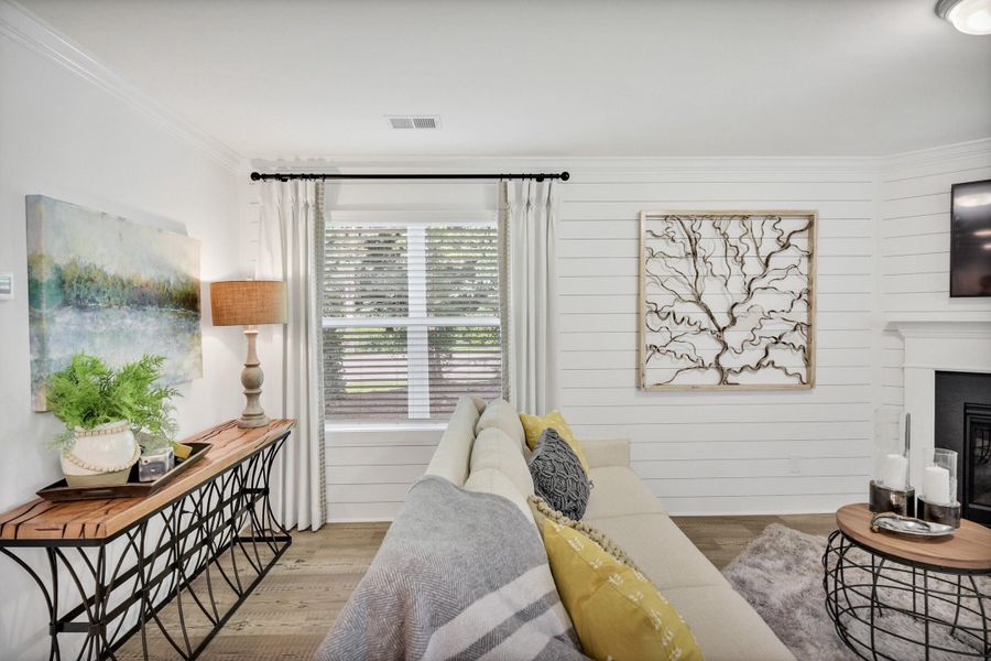 Furnished interior view inside a new home in Central Creek, Goose Creek (Image 27).