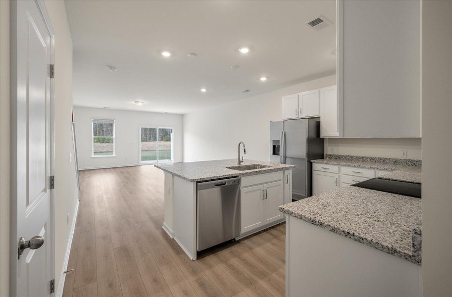 Furnished interior view inside a new home in The Landings at Montague, Goose Creek (Image 12).