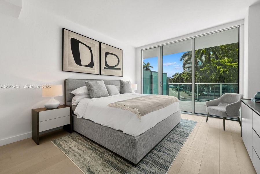 Furnished interior view inside a new home in , Bay Harbor Islands (Image 36). Furnished interior view inside a new home in , Bay Harbor Islands (Image 36).
